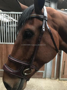 High Quality Double Nose Band Horse Bridle with Best <b>Crystal</b> Stone New Release Horse Products - Product Image 4