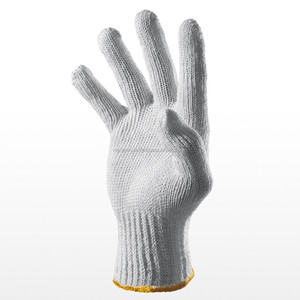 ที่ถูกที่สุดถักถุงมือมือ650กรัมดิบสีขาวทำในอินโดนีเซีย - Product Image 5