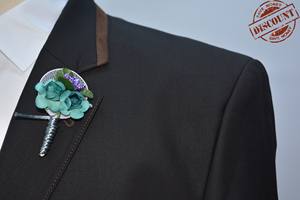 Nouveau design de luxe élégant et tendance sur commande, blazer de haute qualité à un bouton à carreaux pour hommes - Product Image 2