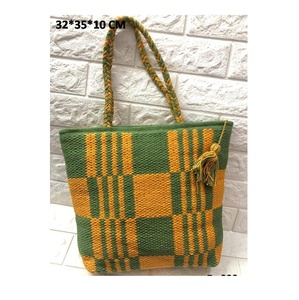 Bolsos de Mensajero de mano con cuentas hechos a mano de diseñador de mujer India bolsos de fiesta de compras de noche bohemios con cremallera de moda - Product Image 1
