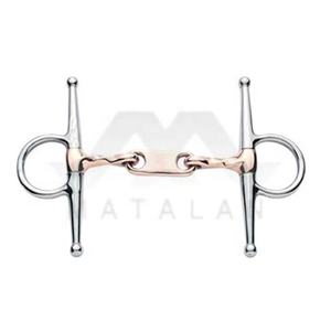 Fil de CUIVRE TORSADÉ DR. BRISTOL PLEIN JOUE 4.5 "CHEVAL BOUCHE BITS ÉQUESTRE OUTILS FOURNITURES - Product Image 1