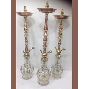 Cachimba tradicional de latón para fumar, shisha egipcia - Product Image 1