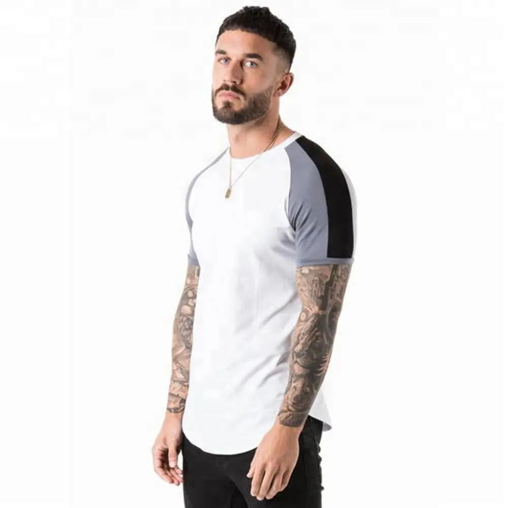 Gestreifte Herren T-Shirt Kurzarm 2018 Sommer High-Street Slim Fit Hip Hop T-Shirt Baumwolle T-Shirts Einfarbige T-Shirts