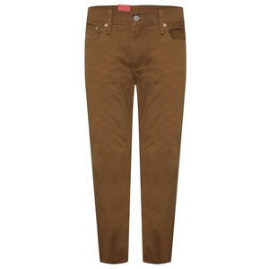 กางเกงยีนส์ขาตรงเอวสูงของผู้ชายกางเกงยีนส์แฟชั่นใหม่ผ้าผ้ายืดทรงสกินนี่เข้ารูปสไตล์ลำลองสีพื้น - Product Image 2