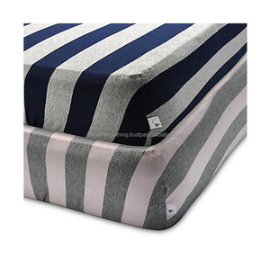 ผ้าฝ้ายเจอร์ซีย์100% อินทรีย์ CPSC ได้รับการรับรองติดตั้งแผ่นเปลเด็ก - Product Image 1