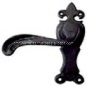 Manija de puerta con cerradura de Palanca Negra de OMG Industries - Product Image 1