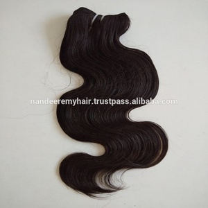 Extensiones de cabello humano virgen Remy indio doble dibujado cutícula alineada en color natural cabello amigable con bricolaje sin procesar - Product Image 6