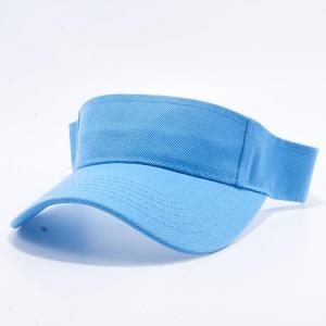 Gorra de visera de algodón transpirable ligera ajustable para Golf tenis correr verano deportes al aire libre y viajes patrón liso - Product Image 1