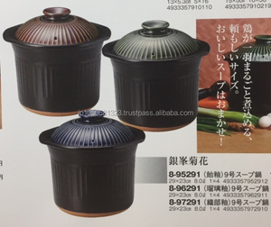 Banko Batterie de cuisine Donabe en céramique de fabrication japonaise modèle Wc209 Ustensiles de cuisine de qualité supérieure - Product Image 4