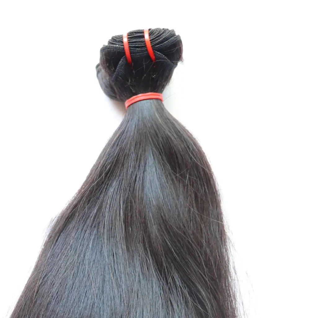 Penjualan Terbaik 2023 100% wig rambut mentah Vietnam super halus rambut manusia warna dasar rambut pakan lurus