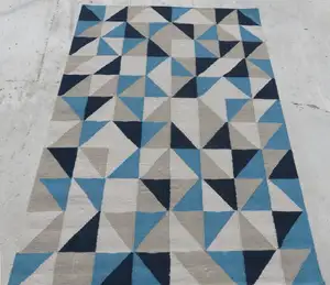 Alfombras anudadas a mano de calidad superior para sala de estar Producto exportador indio de alta calidad - Product Image 1