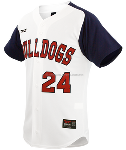 GLOBAL APPAREL Maillots de baseball personnalisés - Manches courtes, séchage rapide, respirants, antibactériens, grandes tailles, unisexe, en stock, vente en gros - Product Image 3