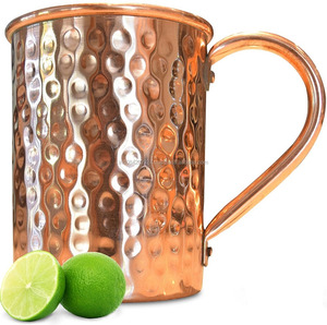 MOSCOU MULE TUMBLER TASSES pour THÉ BIÈRE CAFÉ JUS MARTELLÉ DESIGN - Product Image 3