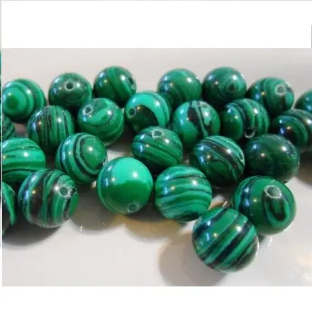 Edelstein perlen, natürliche Malachit perlen runde Edelstein perlen in allen Größen VON INDIAN SELLER AND SUPPLIER