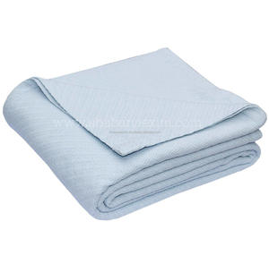 Mantas decorativas de algodón para cama de invierno, manta tejida de algodón, hecha en la India - Product Image 5