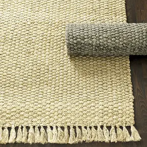 Housse de coussin en coton 100% tricotée à la main au crochet - Product Image 1