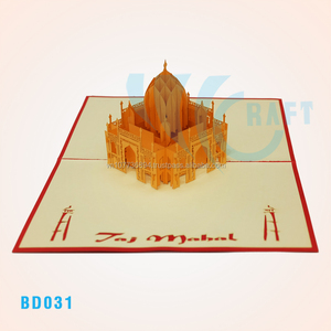 Montres mécaniques personnalisées 3d popup, fabrication de cartes vietnamiennes à la main - Product Image 6