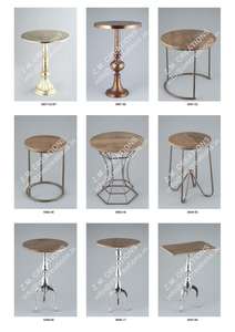 Luxurious Modern Mango Wood Top Coffee Side Accent Table Hot Selling Aluminum Base Luxury Trending Furniture for Home Living - Product Image 4