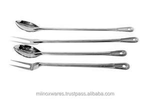 Cuchara comercial de acero inoxidable sólido para hilvanar con mango de plástico, cucharas manuales para servir en restaurante, electrodomésticos de cocina - Product Image 4