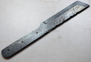 Vente chaude, couteau industriel en acier Damas de marque SJ, conception récente, lames vierges forgées en acier inoxydable, épaisseur de 0,17 pouce, bricolage, OEM pris en charge - Product Image 2