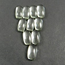 Pierre précieuse cabochon d'améthyste verte naturelle - Product Image 2