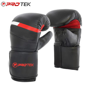 Gants et protège-poignets de boxe de haute qualité en cuir PU/cuir véritable, taille/design personnalisables, protection confortable - Product Image 3