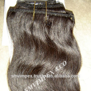 Tissage de cheveux bruts d'un donneur. Vente en gros de cheveux vierges indiens Body Wave Meilleure vente de cheveux 100% humains non traités d'Inde - Product Image 2