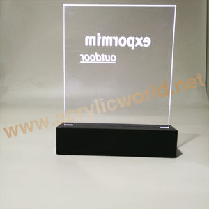 Panneau Led en acrylique, nouveau Design, avec support de noir foncé - Product Image 4