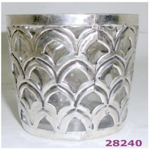 Precio al por mayor para la decoración de la boda de plata de cristal y latón votiva para el hogar - Product Image 2