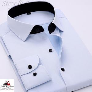 Nhà Máy Cung Cấp Trực Tiếp ODM Và OEM Mới Nhất Ăn Mặc Giản Dị Chính Thức Dệt Cho Người Đàn Ông Áo Sơ Mi - Product Image 4