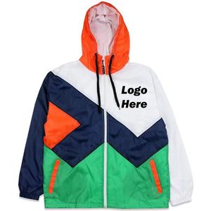 Chaqueta cortavientos de dos piezas, chaqueta multicolor, ropa de calle, traje cortavientos americano, haz tu propio diseño, traje Anorak transpirable - Product Image 1