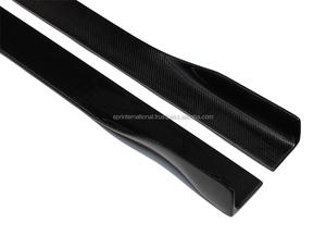 Type B Universal Carbon Fiber Side Skirt Extension Auto <b>Car</b> <b>Body</b> <b>Kit</b> Add-On - Product Image 2