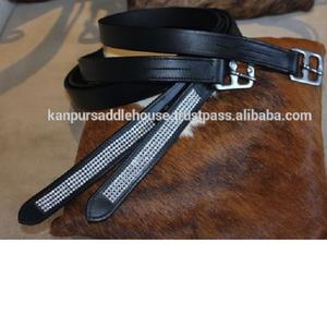 Nuevo producto de cuidado de caballos con estribo de cuero ostentoso de diseñador con decoración elegante ostentosa - Product Image 4