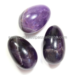 Amethyst Gemstone <b>Eggs</b> Healing Yoni <b>Egg</b> For Massage - Product Image 1