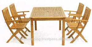 Meuble de jardin pliable en bois d'acacia du Vietnam pour patio, salon ou coin de jardin - Product Image 2