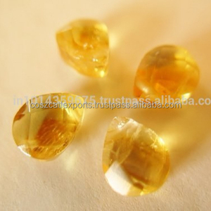 
 
 
 Perles de quartz citrine jaune naturel, pierres précieuses en vrac, vente en gros, origine Brésil, Coszcatl Exports, modèle Q414, naturel non traité - Product Image 1