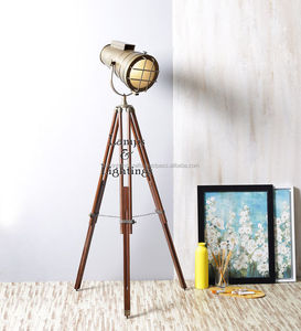 Hải lý công nghiệp nhôm dân tộc rễ sàn Đèn Chân Máy trang trí Trống điện bóng râm E26 cơ sở huỳnh quang nguồn ánh sáng - Product Image 3