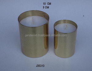 เทียนเรือทองเหลืองสามารถสั่งซื้อได้เฉพาะเรือที่มีอุปกรณ์เทียนขี้ผึ้งเทียนภาชนะบรรจุเทียนโลหะเท่านั้น - Product Image 3