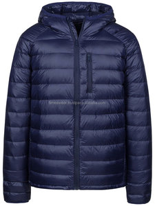 <b>Men's</b> High Quality <b>Lightweight</b> Woolen Hooded Puffer Down <b>Jacket</b> Bubble Winter <b>Jacket</b> with Zipper Closure and Polyester Filling - Product Image 4