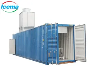 ICEMA 5T Containerized Block Ice Machine For Fishery