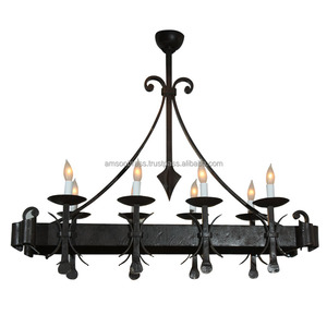 Candelabro de Metal para decoración de Hotel, fabricante de alta calidad, iluminación interior de decoración moderna - Product Image 4