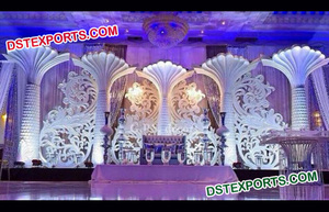 Decoración asiática de escenario para bodas, hermoso escenario de boda de diseño prominente - Product Image 4