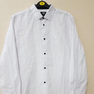 เสื้อเชิ้ตผู้ชายแขนยาวทรงพอดีตัวผ้าคอตตอนกันรอยยับแห้งเร็วผ้า100% นัลบรา - Product Image 2