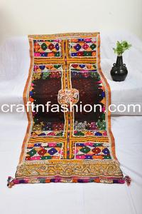 Kutch Dhabdi Handmade Rabari <b>Shawl</b> Indian Ethnic Multi-Colored Traditional Scarf - Product Image 3