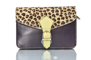 Sacs à bandoulière noirs pour femmes nouveaux modèles imprimé léopard carré Fanny sacs à main croissant sacs à bandoulière avec bandoulière réglable - Product Image 2