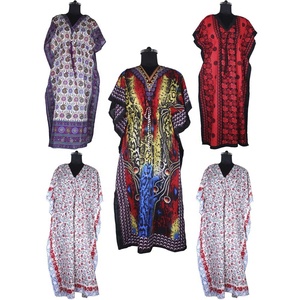 เดรสแขนกุดผ้าคอตตอนทรงยาวสำหรับผู้หญิงเดรสพิมพ์ลายแขนกุดผ้าคอตตอน - Product Image 1