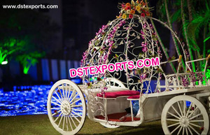 Blanco Cenicienta carruaje EE. UU canadiense Cenicienta princesa carruajes de caballos de caballo Buggy - Product Image 4