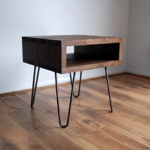 Planche latérale en bois industrielle de luxe moderne avec tiroirs Meubles de salle à manger en fer pour la maison Salon - Product Image 2