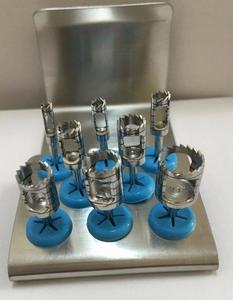 GOOD Trephine Set Bule Tanas Ortho <b>Dental</b> <b>Consumables</b> Economic 80 Pcs Orthodontic Roth Edgewise Plain Molar Bands Kit - Product Image 1