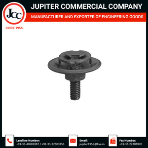 Attaches de ceinture ovales en acier zingué jaune - Product Image 6